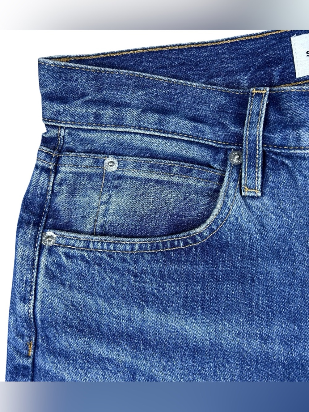 SLVRLAKE Sophie High Rise Straight Leg Jeans Size 28 Blue Denim Luxury USA - Picture 5 of 14
